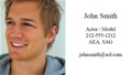 Actor Business Card Printing